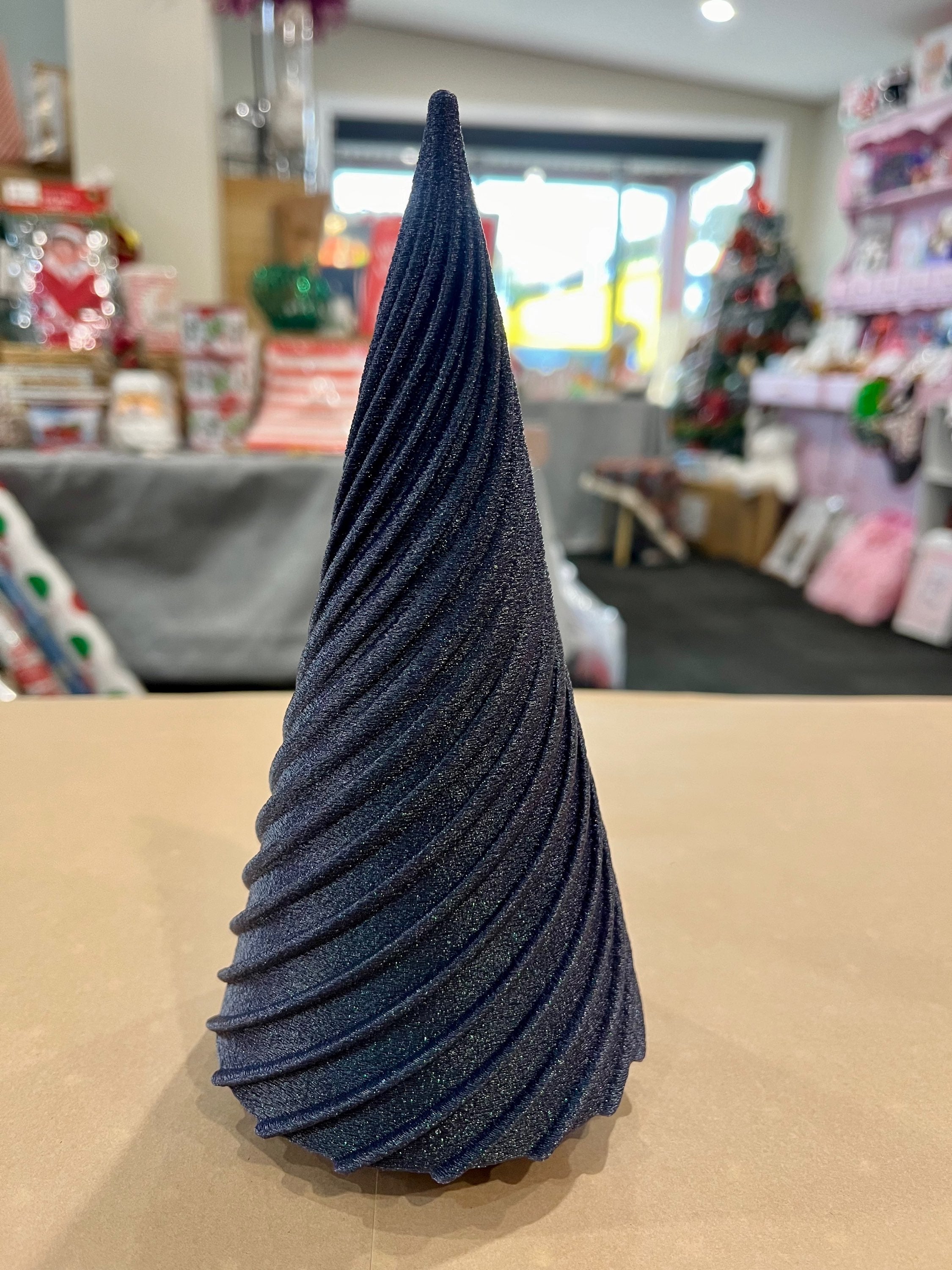 Blue Christmas Tree 3D Printed image 3