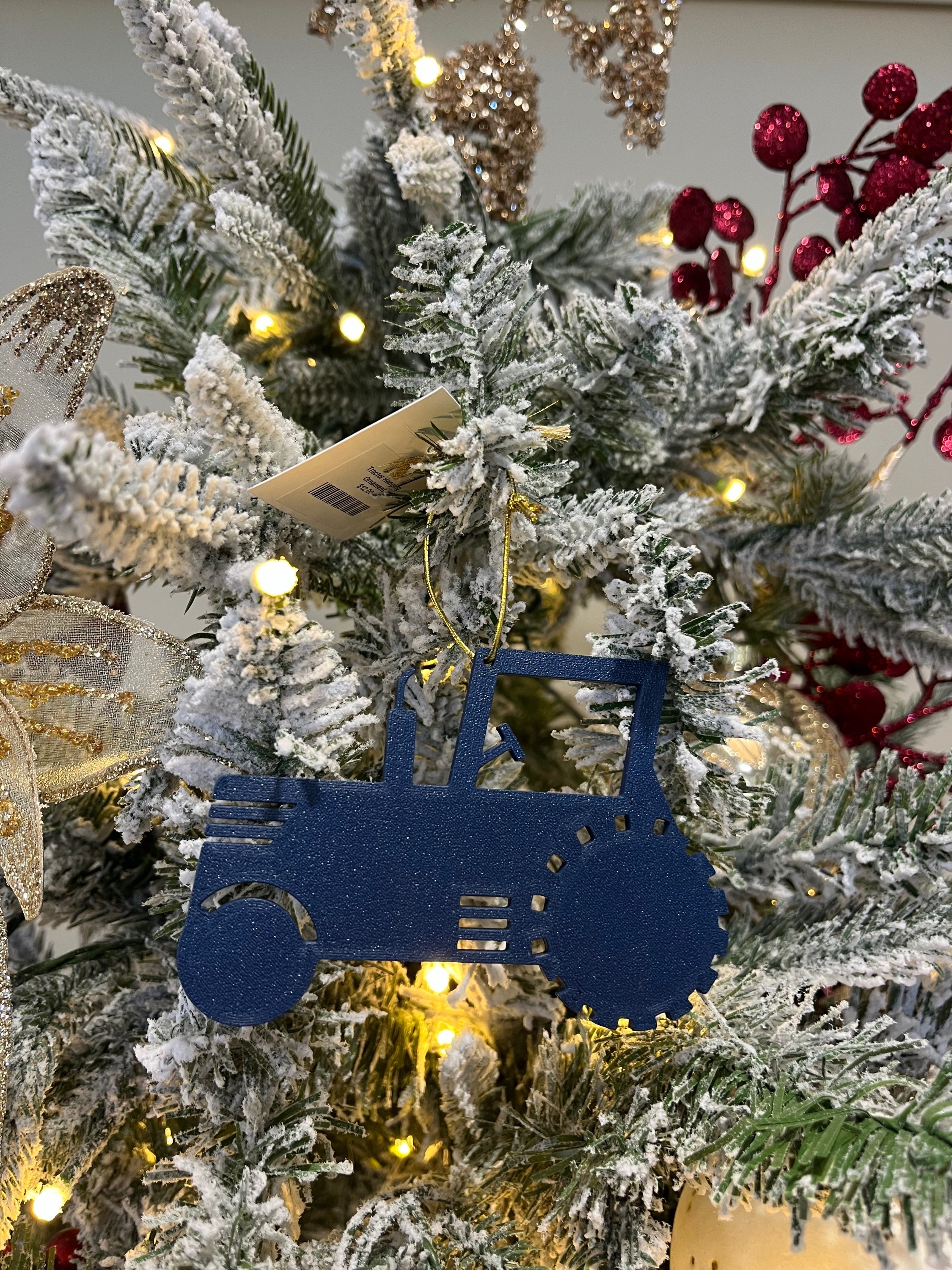 Dark Blue Tractor  image 0