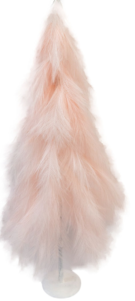 Pale Pink Christmas Tree