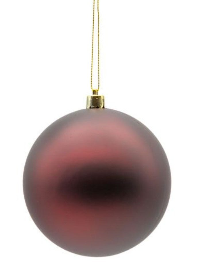 Matt Burgundy Bauble
