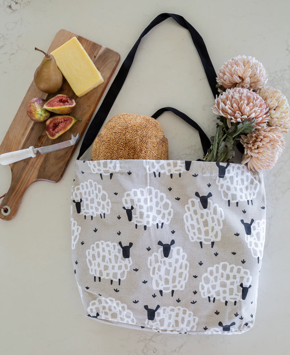 Sheep Cotton Tote Bag image 0