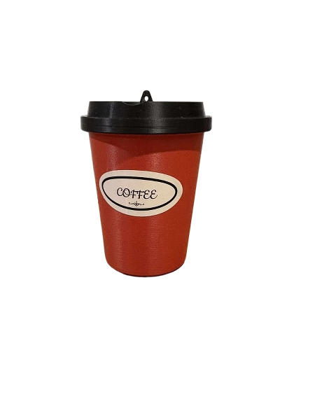 Coffee Hanging Ornament (Red) image 0