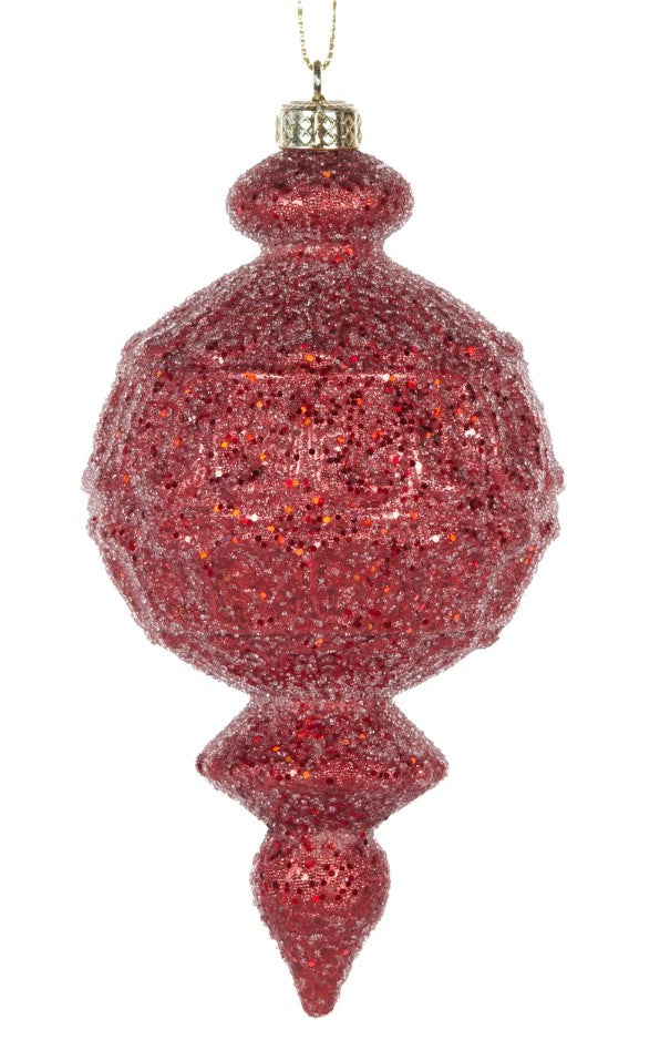Matte Red Aztec Finial image 0