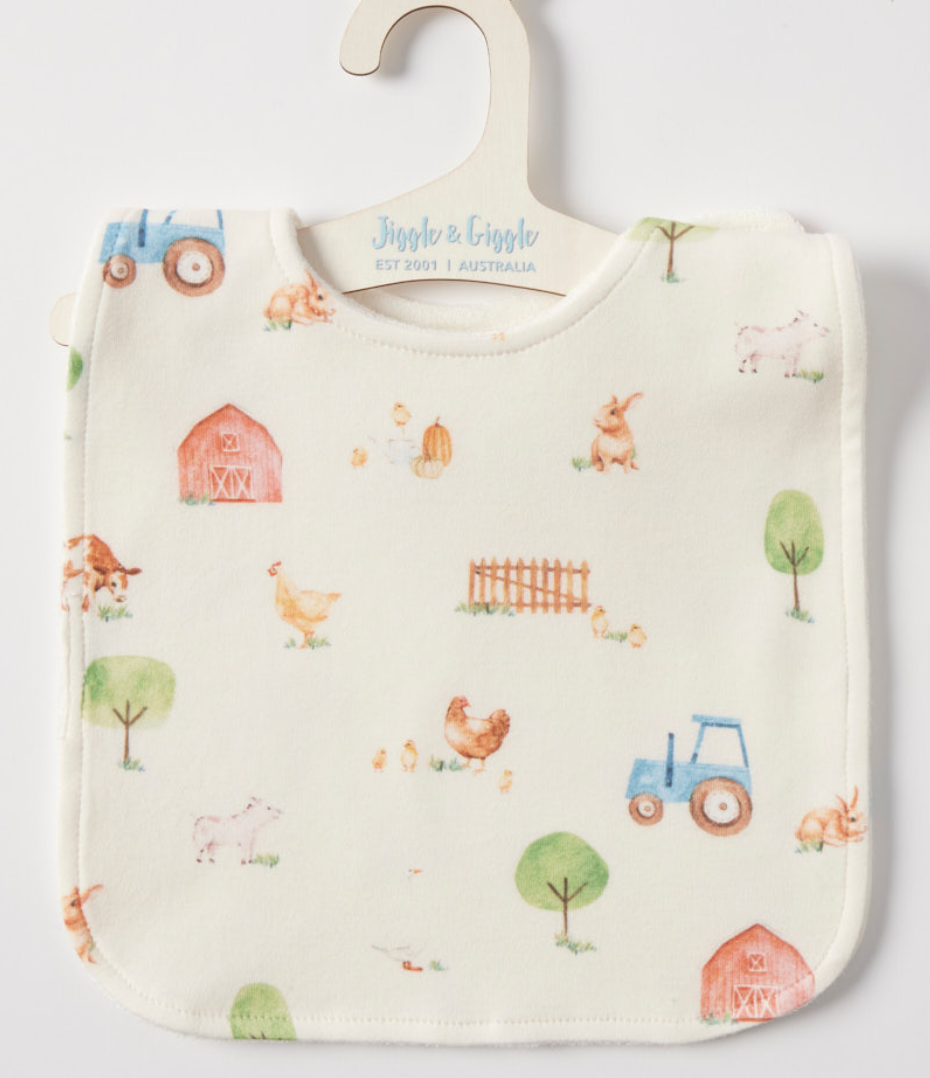 Barnyard Jersey Bibs – Set of 2
