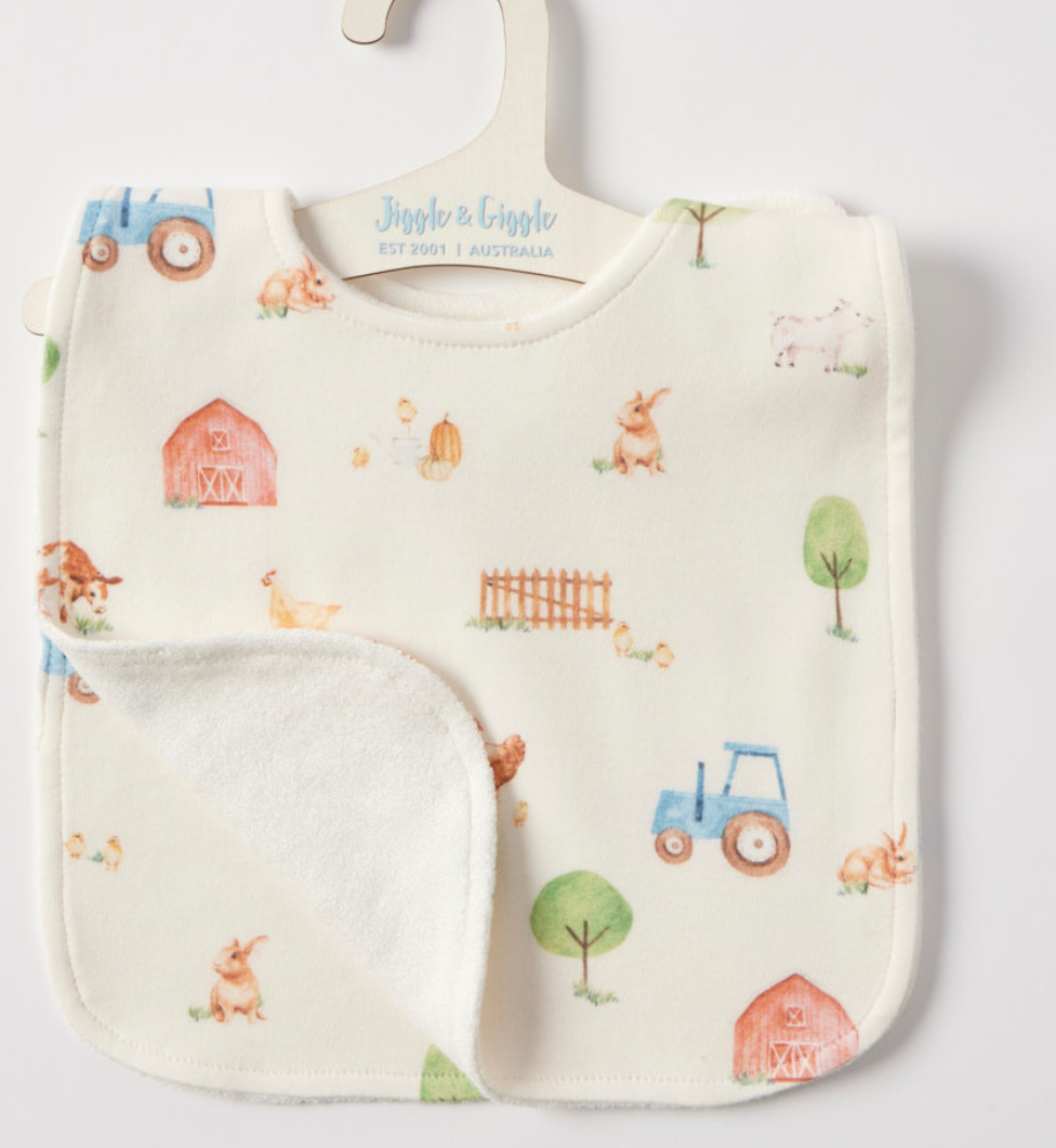Barnyard Jersey Bibs – Set of 2