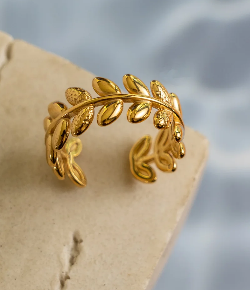Gold Leaf Ring