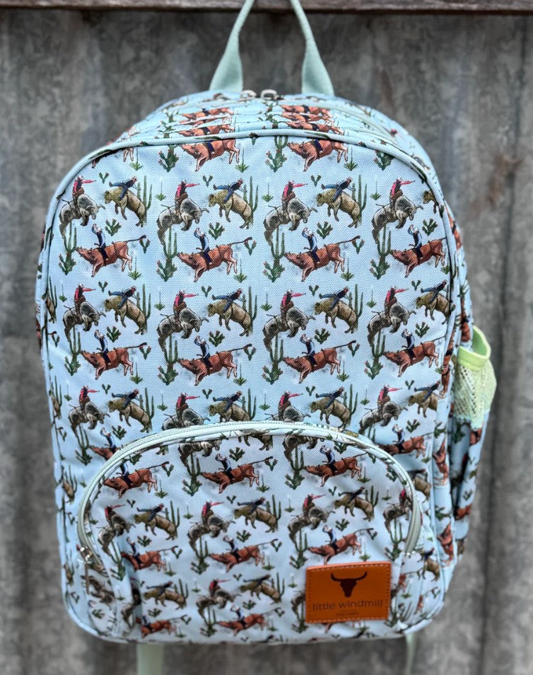 Bucking Bull Backpack Bag (Double Zipper)
