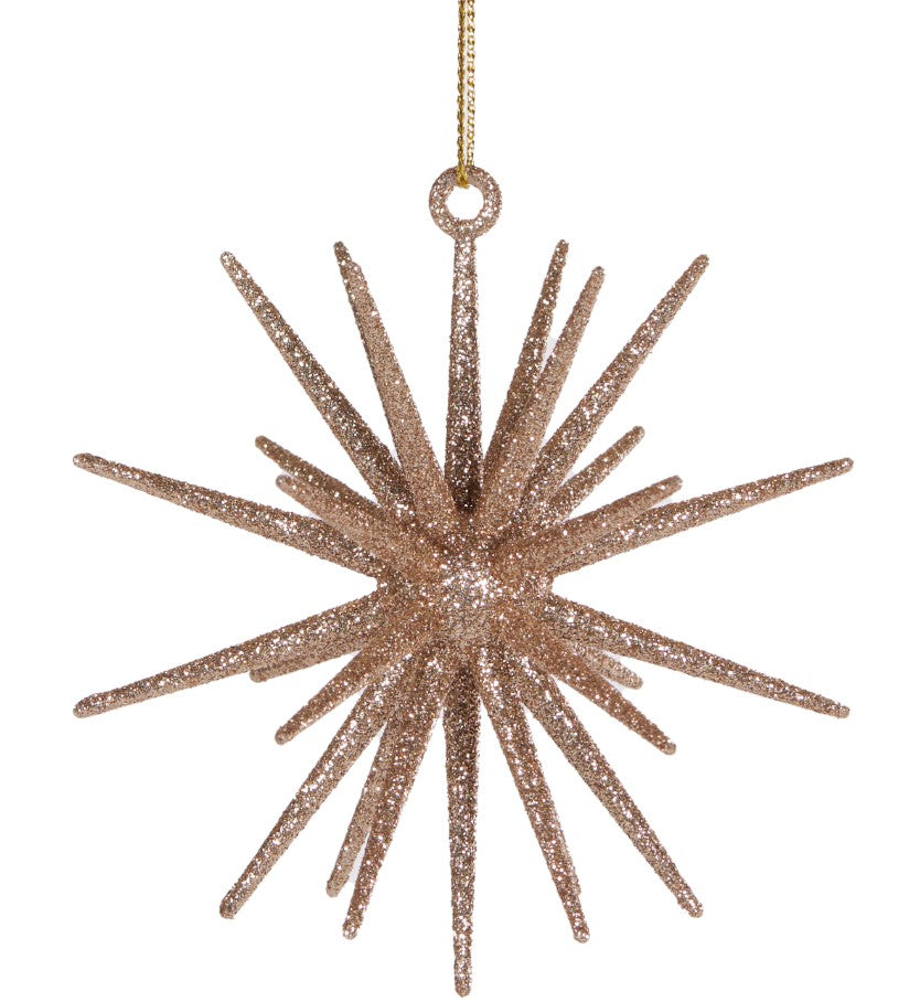 Champagne Glitter Orbit hanging- 10cm