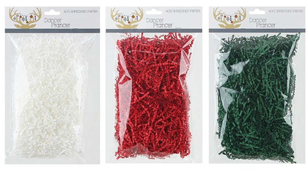 SHREDDED TISSUE Red or Green or White