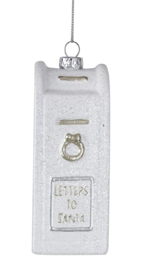 White Mailbox ornament