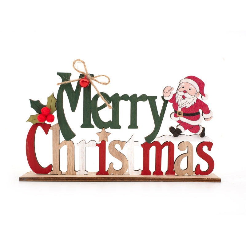 Wooden Merry Christmas sign