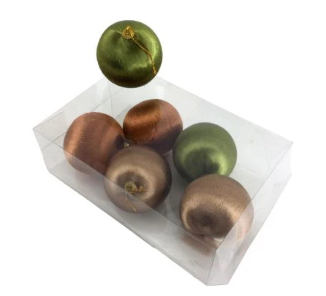 Woodland Baubles- box of 6 image 0
