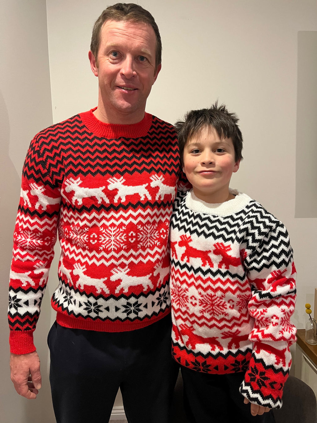White Christmas Jumper SMALL image 1