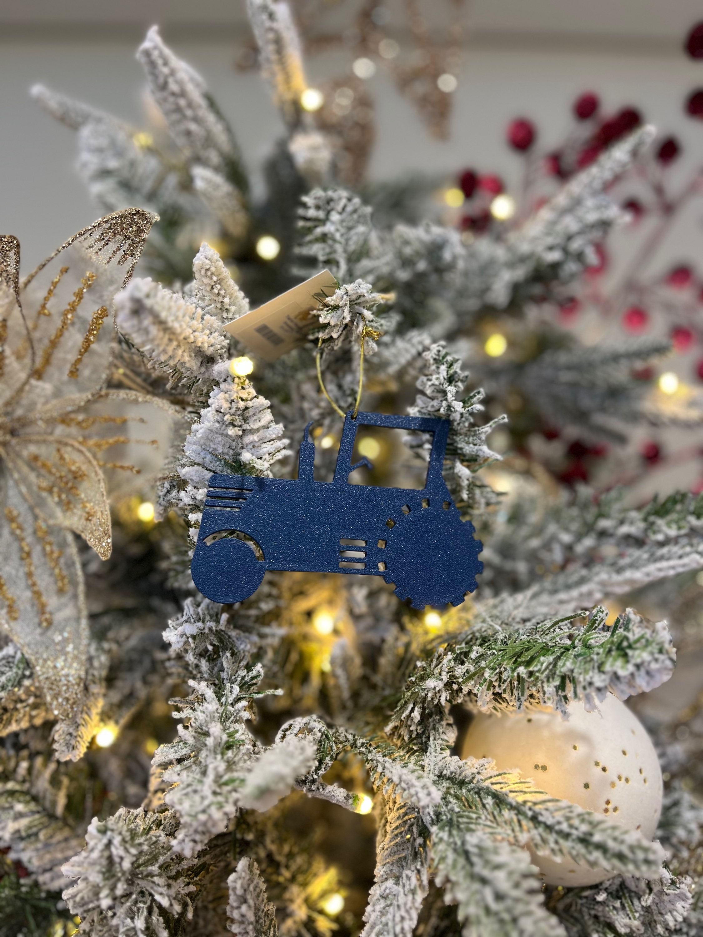 Dark Blue Tractor  image 1