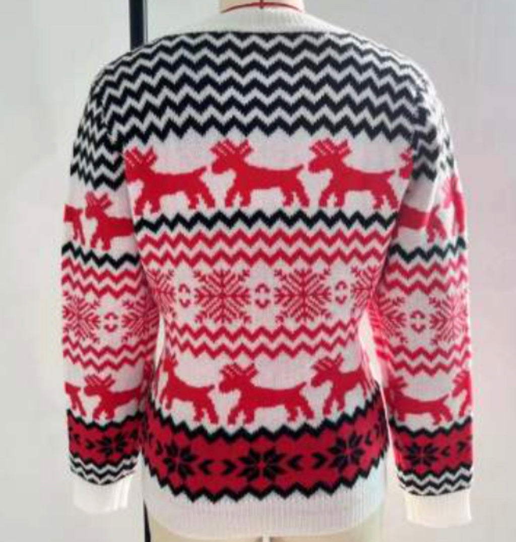 White Christmas Jumper SMALL image 3