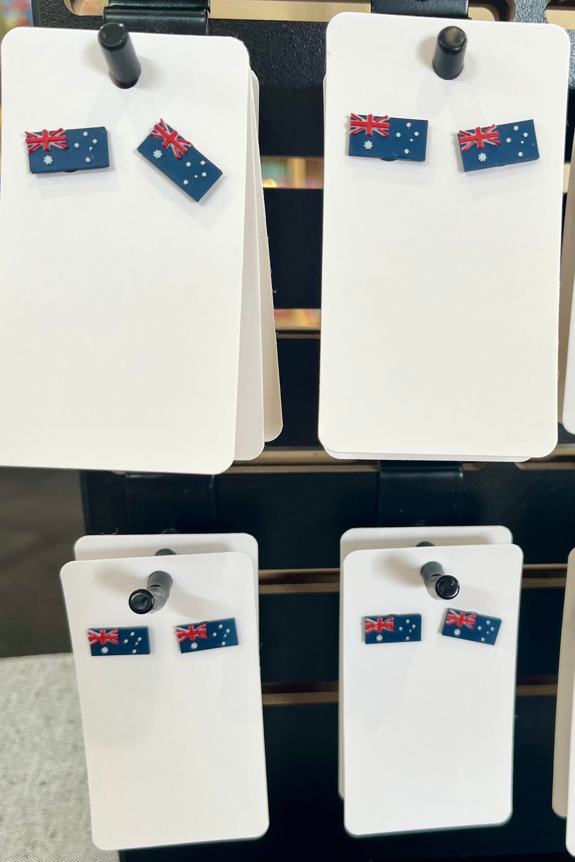 Australia Flag Earrings image 1