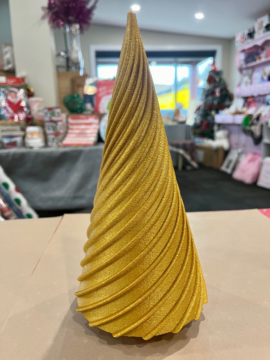 Gold Pack of 5 Christmas Tree  image 2
