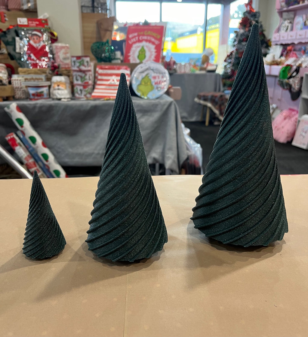 Pack of 5 Mistletoe Green Sparkle   image 1