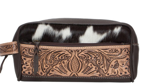 Cow Hide Toiletries Bag | Christmasonrosebery