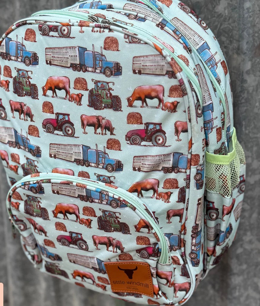 Ranch Life Backpack Bag (Double Zipper)